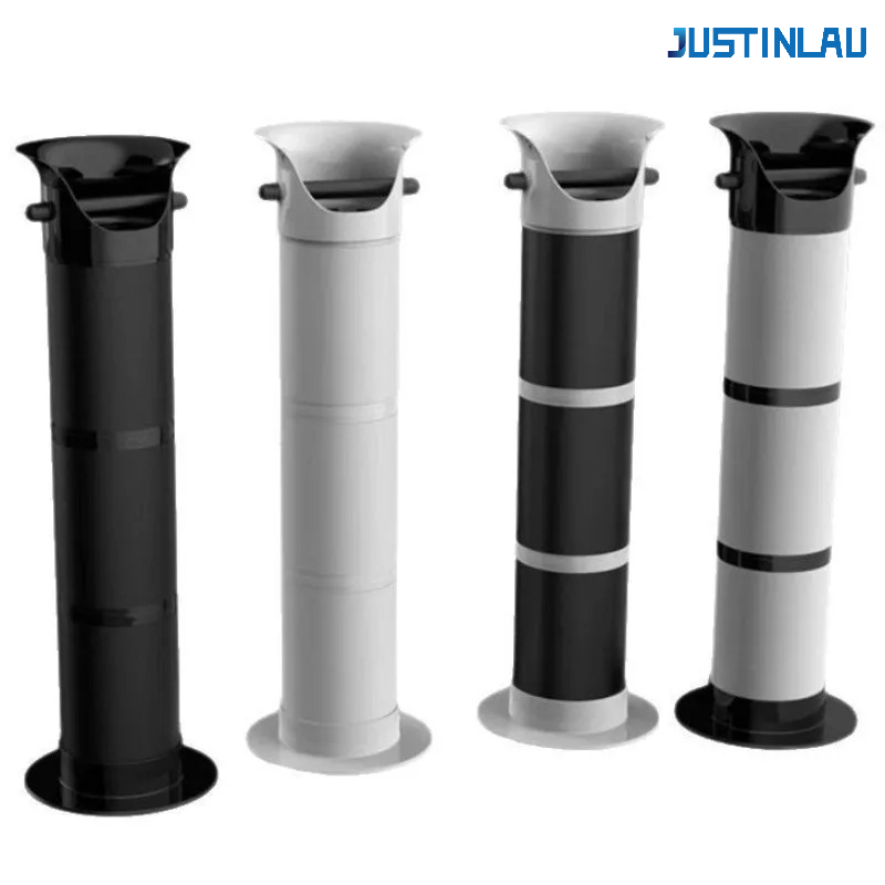 Coffee Equipment Organizer - กล่องใส่กากกาแฟขนาดใหญ่แบบตั้งตรง JUSTINLAU ถังทิ้งกากกาแฟทรงสูง สำหรับอุปกรณ์ร้านกาแฟ