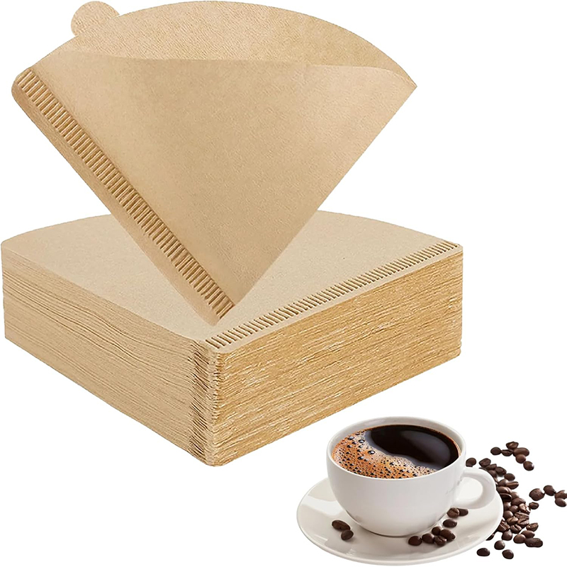 Coffee Vending Equipment - 100Pcs Coffee Filter Papers(1-4 Cups) Disposable