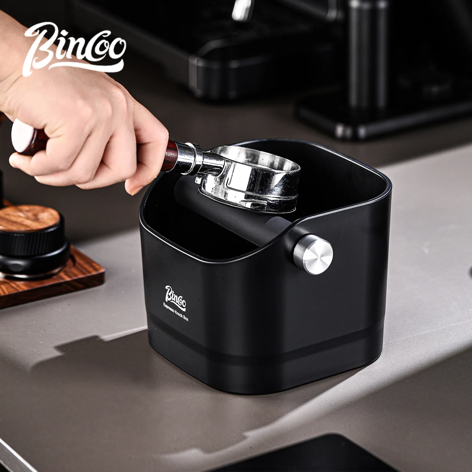 Coffee Equipment Organizer - กล่องทิ้งกากกาแฟ Bincoo ขนาด 0.8 ลิตร ภาชนะใส่กากกาแฟเอสเพรสโซ่