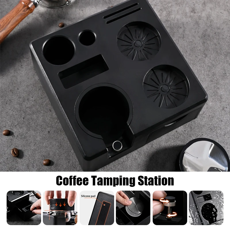 Portafilter 58Mm - กาแฟ Tamping Station สําหรับ 51/54/58mm Portafilters