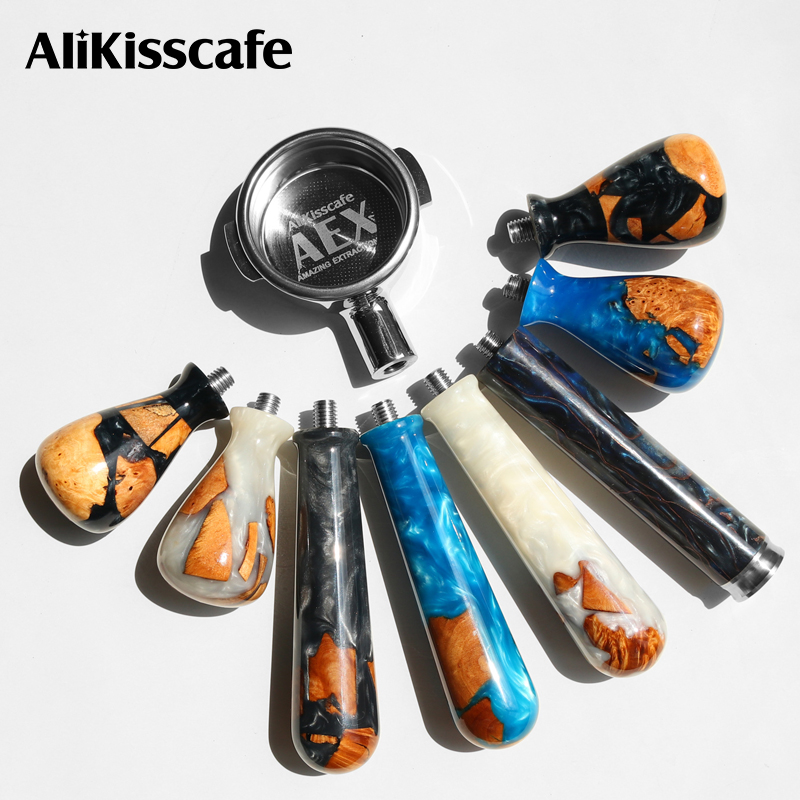 Coffee Vending Equipment - ด้ามจับพอร์ตาฟิลเตอร์กาแฟ M10 ด้ามจับเรซินแบบปรับปรุงสำหรับเครื่องชงกาแฟเดลองกี เบรวิลล์ อะไหล่พอร์ตาฟิลเตอร์ อุปกรณ์เสริมสำหรับบาริสต้า