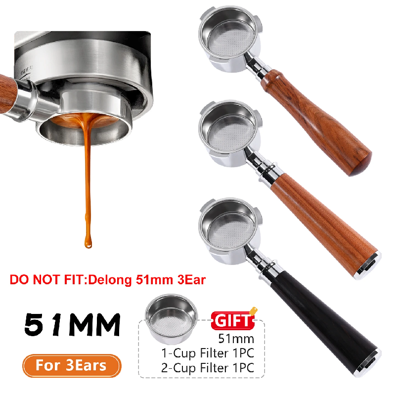 Coffee Vending Equipment - พอร์ทาฟิลเตอร์แบบไม่มีก้น 51 มม. สำหรับ Homix H11