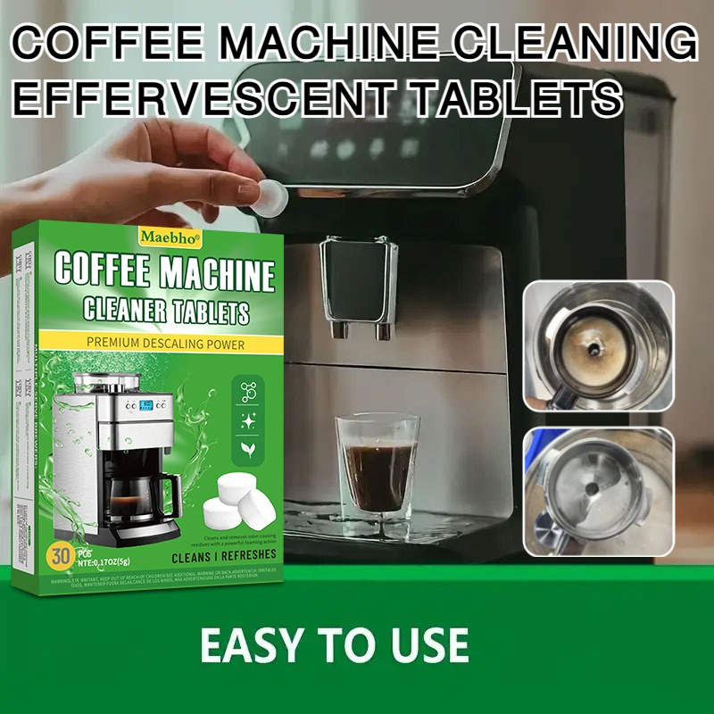 Backflush Tablet Cleaner - เม็ดทำความสะอาดเครื่องชงกาแฟ 30 ชิ้น - ขจัดคราบตะกรัน น้ำมัน