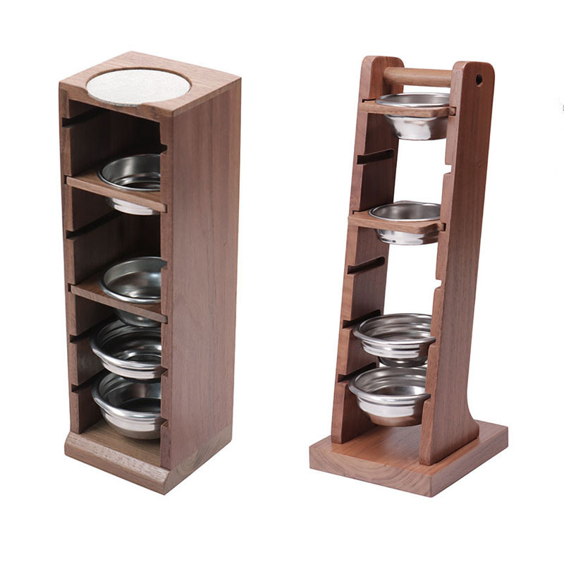 Coffee Equipment Organizer - 51/53/58 มม.ผงกาแฟชามRack Espressoตะกร้าเก็บแร็คตะกร้ากรองBaristaมุมStorage Rack