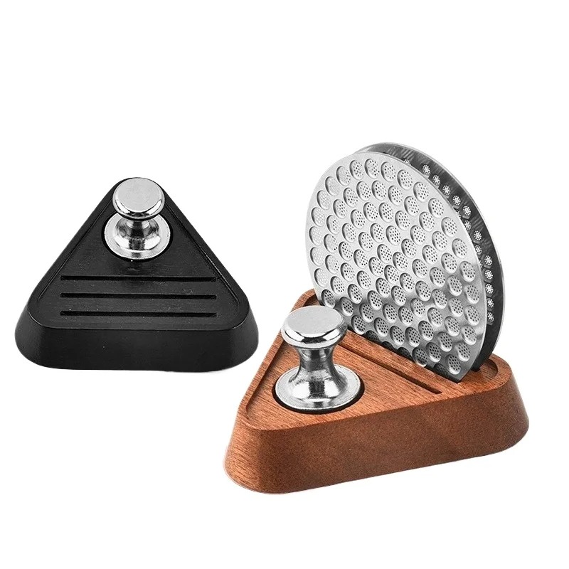 Coffee Equipment Organizer - ที่วางกรองกาแฟแบบยูนิเวอร์แซล ขนาด 51/53/58 มม. สำหรับพอร์ทาฟิลเตอร์ พร้อมที่เก็บฟิลเตอร์