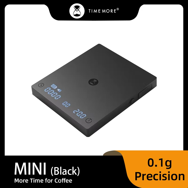 Scale Drip Timer - TIMEMORE Black Mirror MINI เครื่องชั่งน้ำหนักกาแฟเอสเพรสโซ่พร้อมตัวจับเวลาอัจฉริยะ สำหรับการชั่งน้ำหนักแบบ