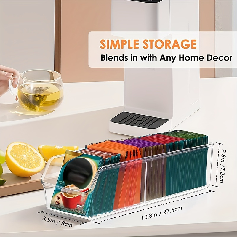 กล่องใส่ถุงชาใส 1 ชิ้น - ที่เก - Coffee Equipment Organizer บทวิจารณ์และราคา