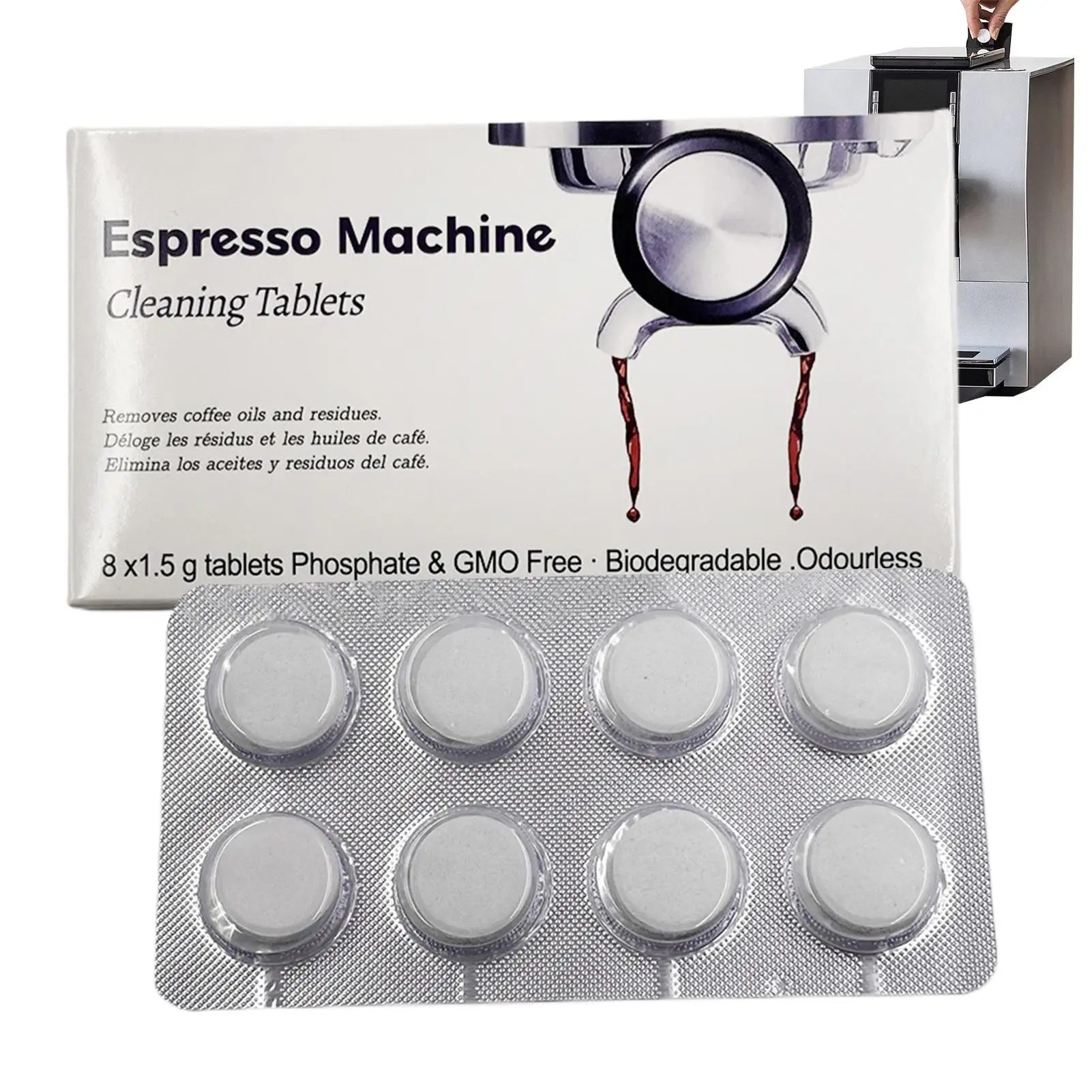 เม็ดทำความสะอาดเครื่องชงกาแฟเอ - Backflush Tablet Cleaner บทวิจารณ์และราคา