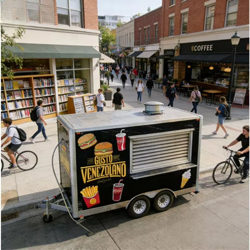อุปกรณ์ร้านอาหารทรงสี่เหลี่ยม  - Coffee Van Equipment บทวิจารณ์และราคา
