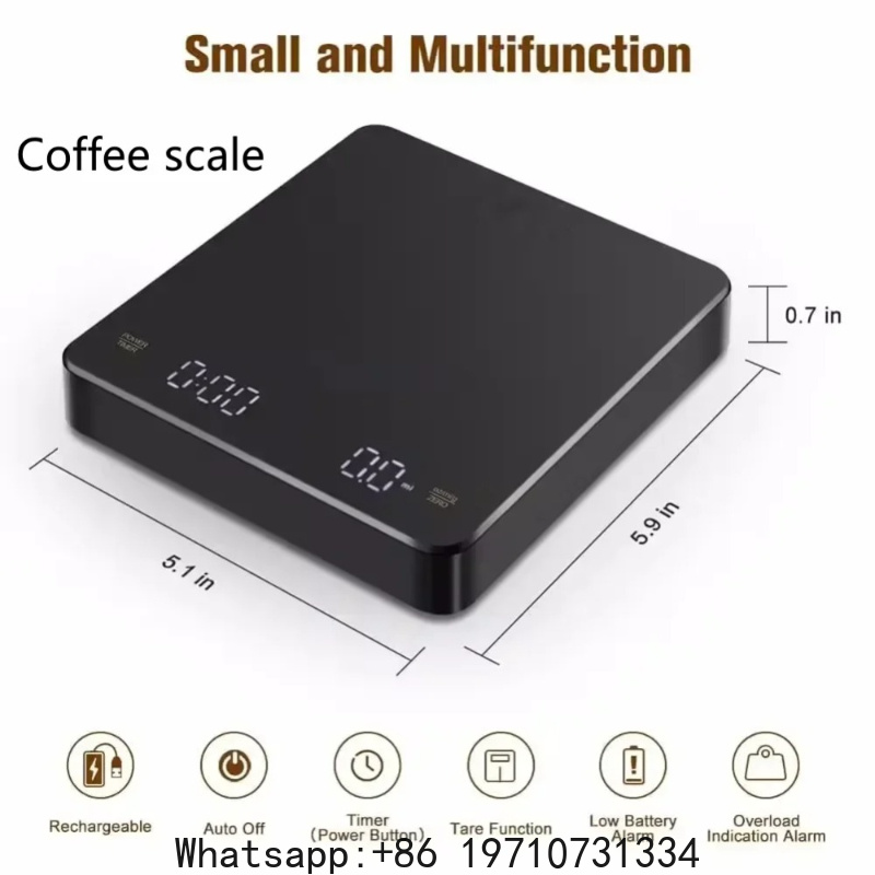 เครื่องชั่งกาแฟดิจิตอลแบบใหม่  - Scale Drip Timer บทวิจารณ์และราคา