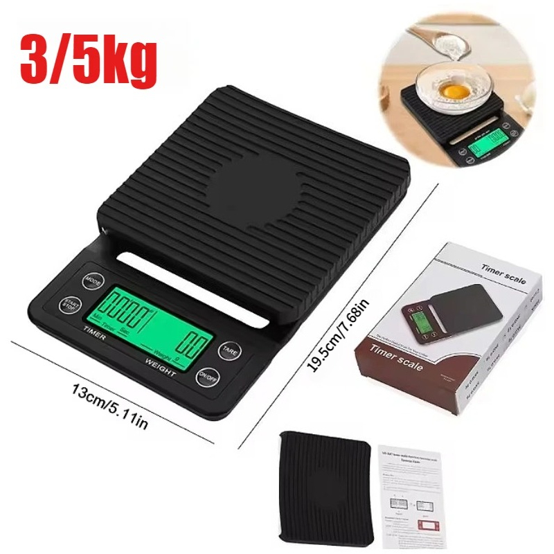 เครื่องชั่งกาแฟพร้อมนาฬิกาจับเ - Scale Drip Timer บทวิจารณ์และราคา