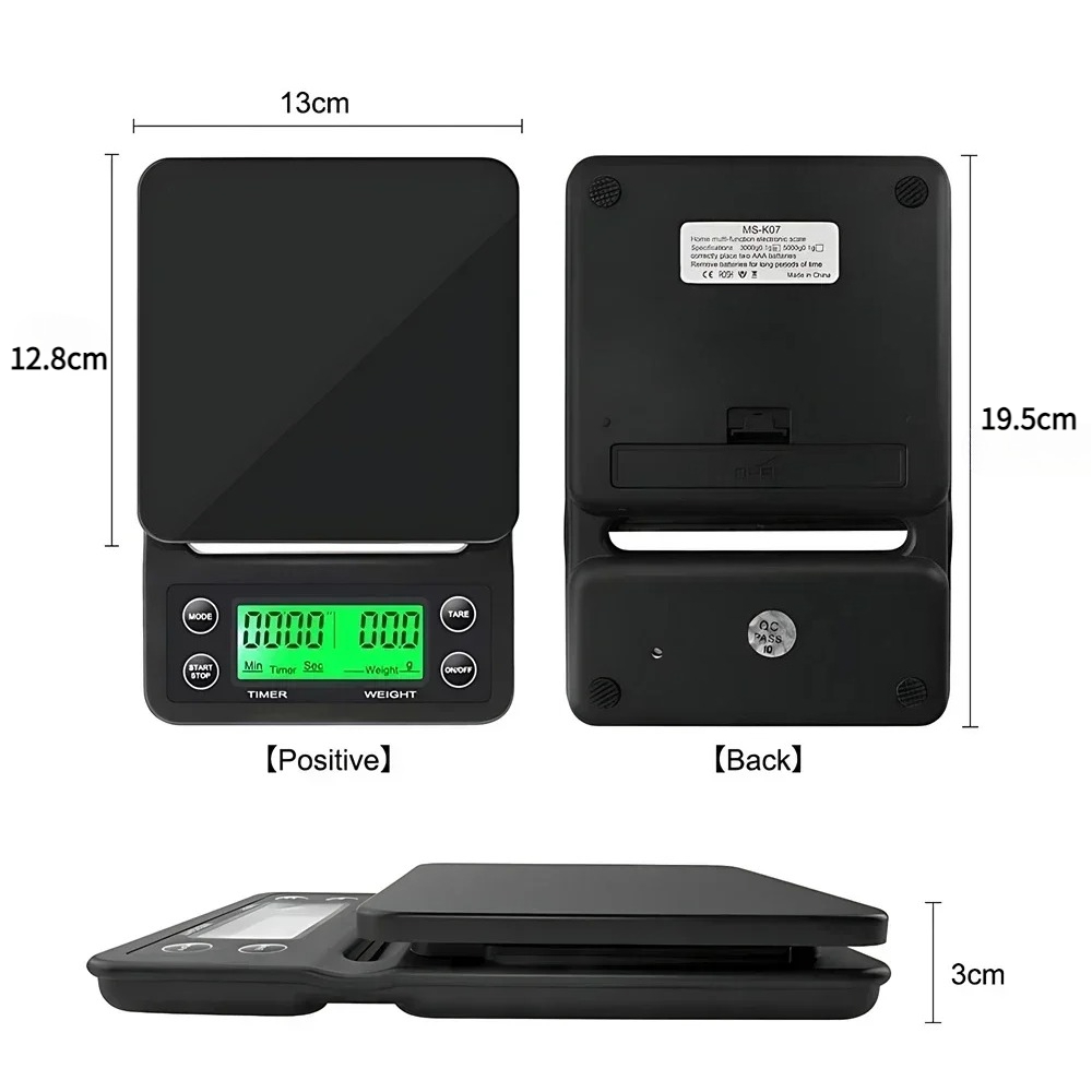 เครื่องชั่งกาแฟพร้อมนาฬิกาจับเ - Scale Drip Timer บทวิจารณ์และราคา
