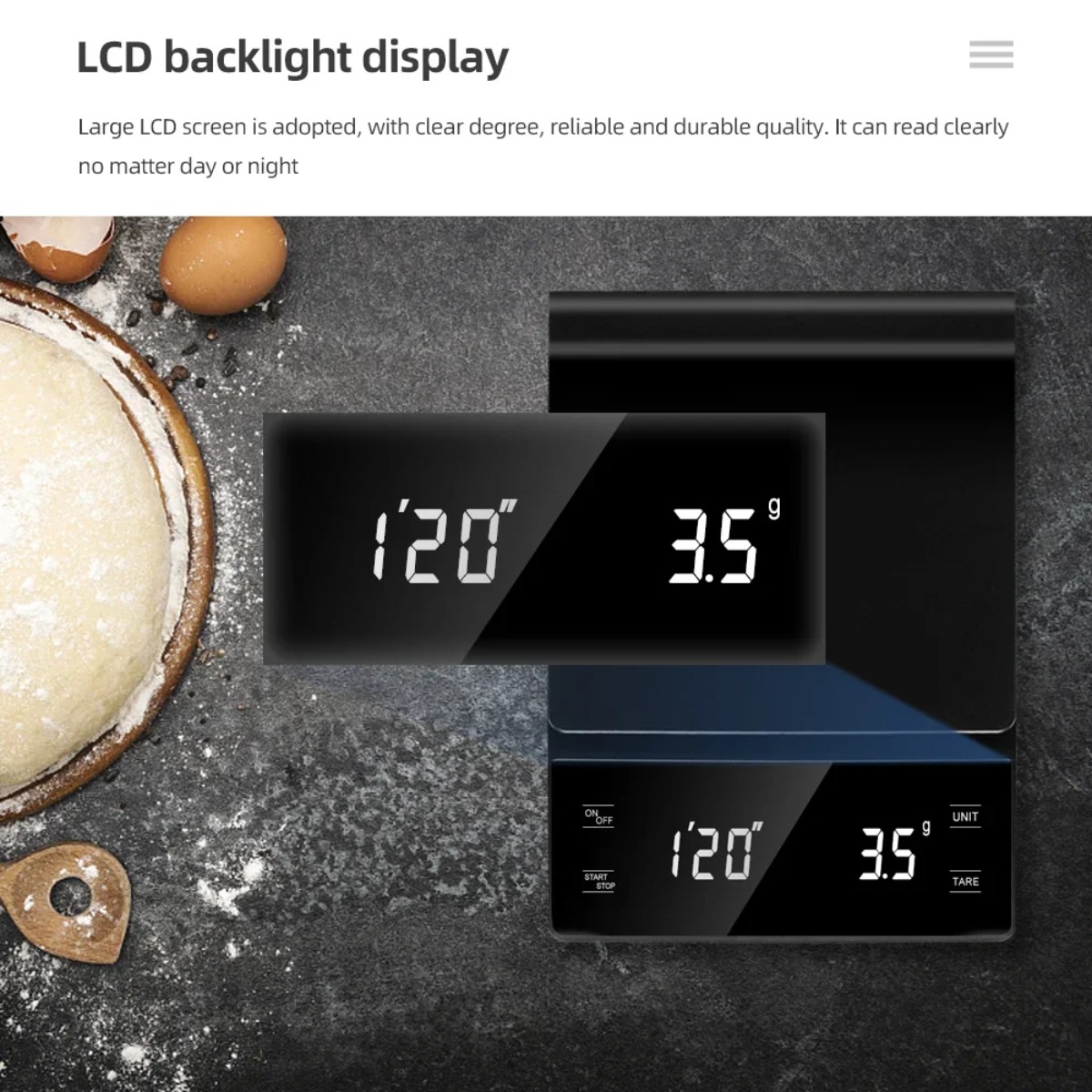 เครื่องชั่งกาแฟดิจิตอล 3 กก. ค - Scale Drip Timer บทวิจารณ์และราคา
