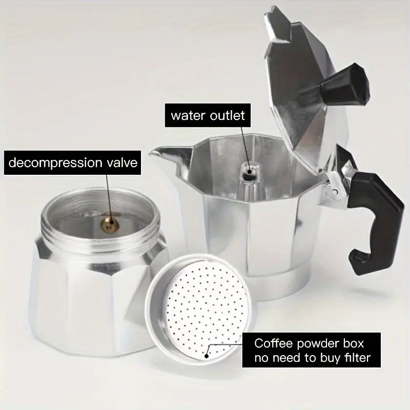 หม้อต้มกาแฟโมก้าอะลูมิเนียมแบบ - Coffee Vending Equipment บทวิจารณ์และราคา