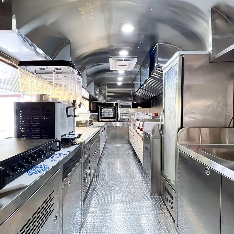 รถพ่วงขายอาหารแบบกำหนดเองพร้อม - Coffee Van Equipment บทวิจารณ์และราคา