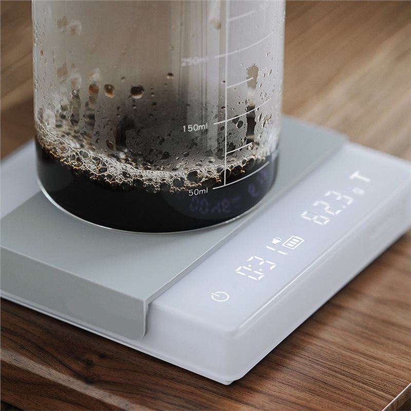 เครื่องชั่งดิจิตอลแบบชาร์จไฟได - Scale Drip Timer บทวิจารณ์และราคา