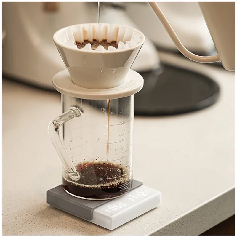 เครื่องชั่งดิจิตอลแบบชาร์จไฟได - Scale Drip Timer บทวิจารณ์และราคา