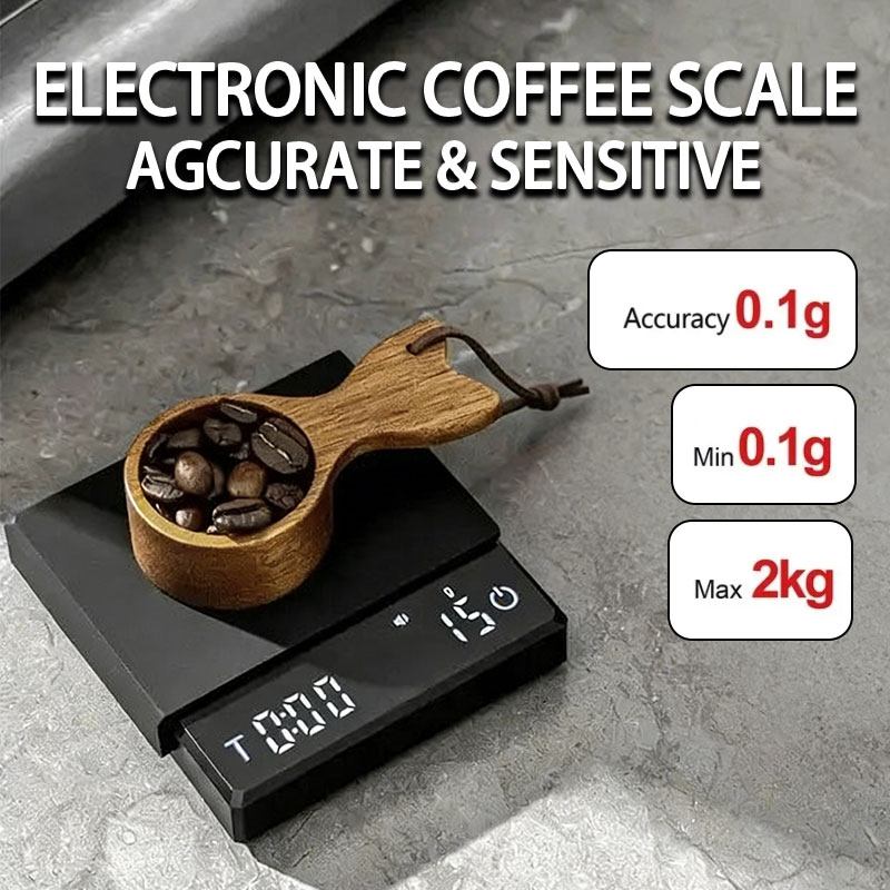 เครื่องชั่งกาแฟดิจิตอล High Sc - Scale Drip Timer บทวิจารณ์และราคา