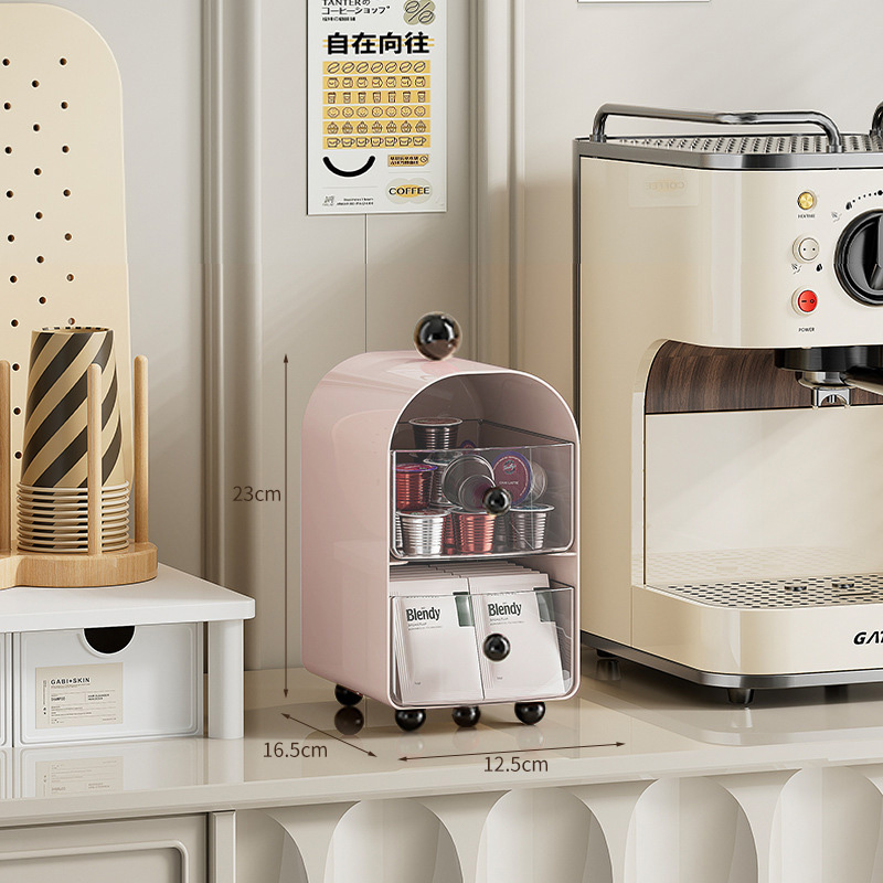 กล่องเก็บแคปซูลกาแฟแบบครีมมี่, - Coffee Equipment Organizer บทวิจารณ์และราคา