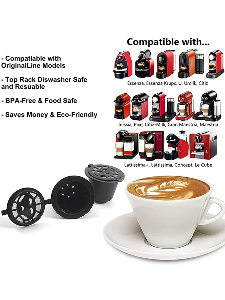 แคปซูลกาแฟแบบใช้ซ้ำได้สำหรับเค - Coffee Vending Equipment บทวิจารณ์และราคา