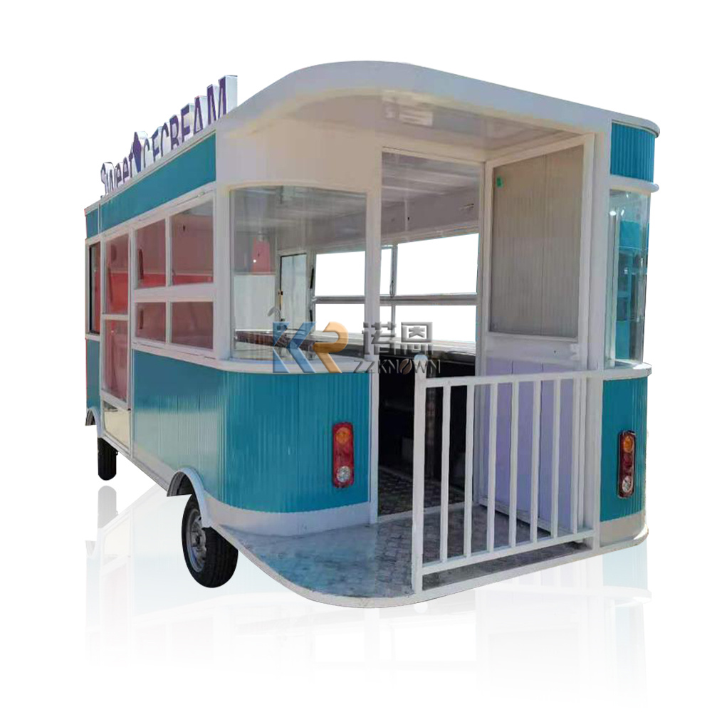 ในสต็อก 5M รถบรรทุกอาหารมือถือ - Coffee Van Equipment บทวิจารณ์และราคา